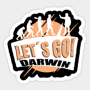 Lets Go Darwin -Let´s Go Darwin Sticker